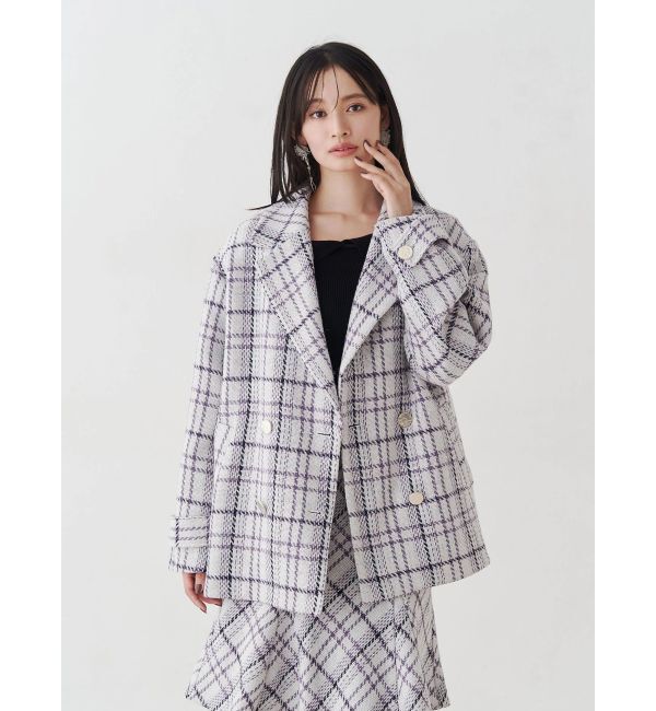 MERCURYDUO「オリジナルロービングチェックPコート」|その他|