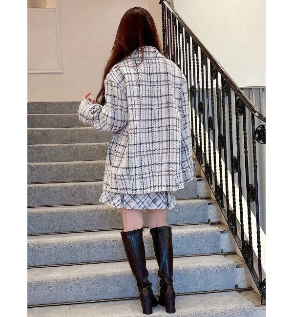 MERCURYDUO「オリジナルロービングチェックPコート」|その他|