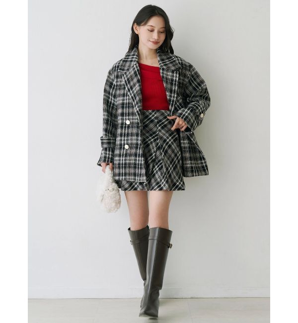 MERCURYDUO「オリジナルロービングチェックミニスカパン」|その他|