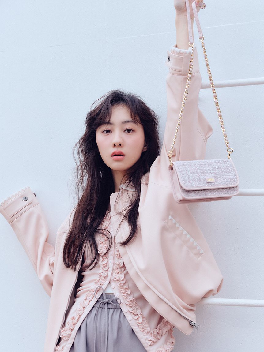 FURFUR「【WEB限定カラー】フリルカーディガン」|カーディガン|