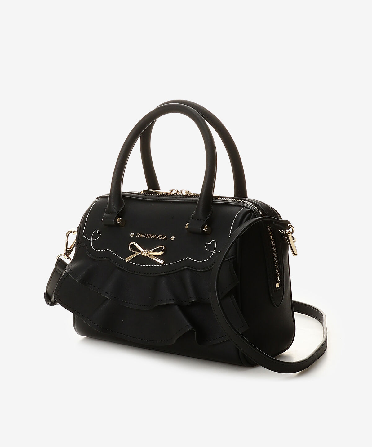 Samantha Vega「フリルリボンハンドバッグ」|ハンドバッグ|
