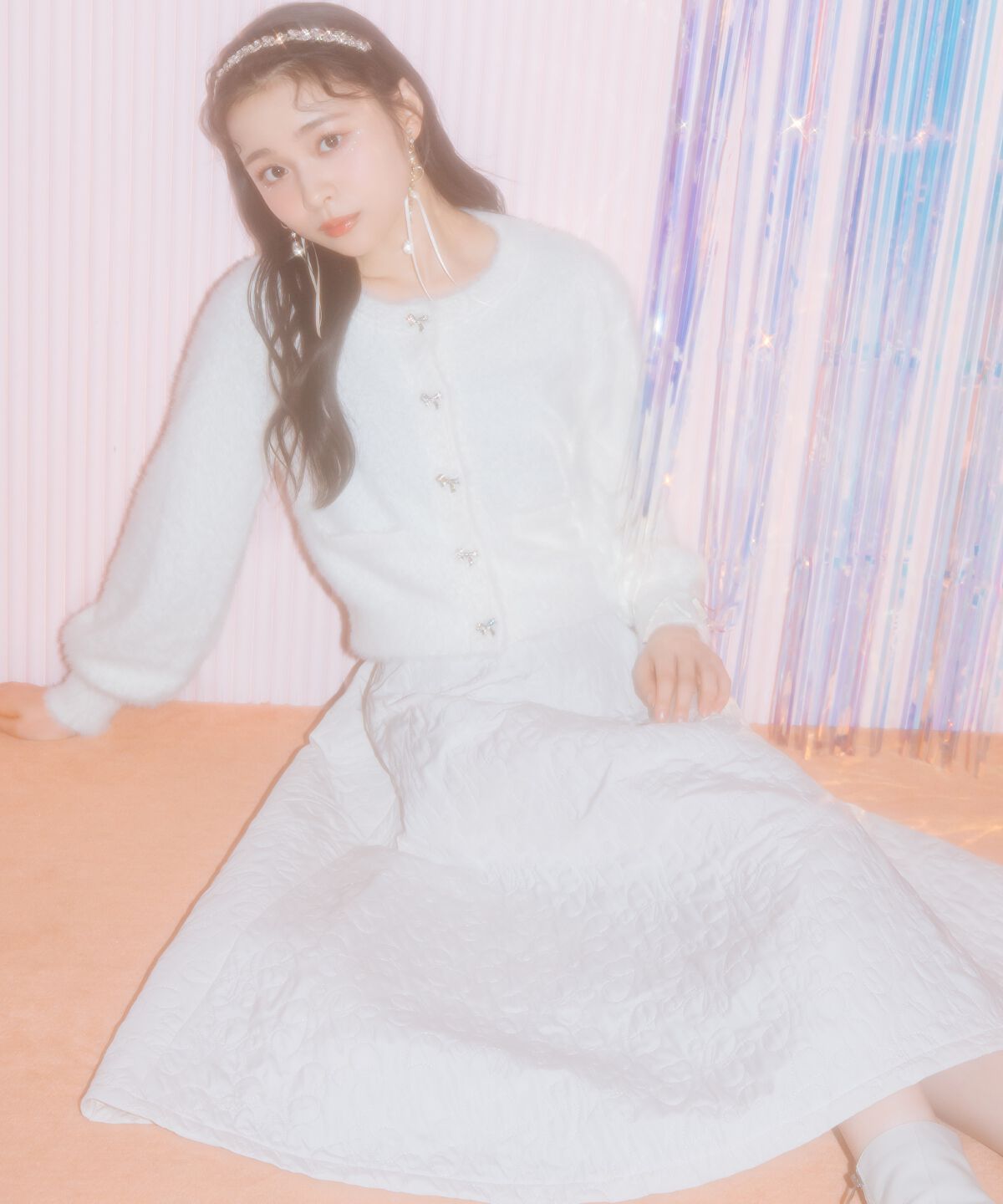 WILLSELECTION「キルティングボリュームフレアスカート」|フレア|