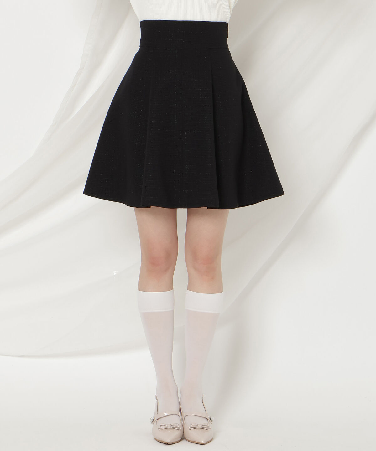 WILLSELECTION「ハイウエストフレアミニスカート」|フレア|