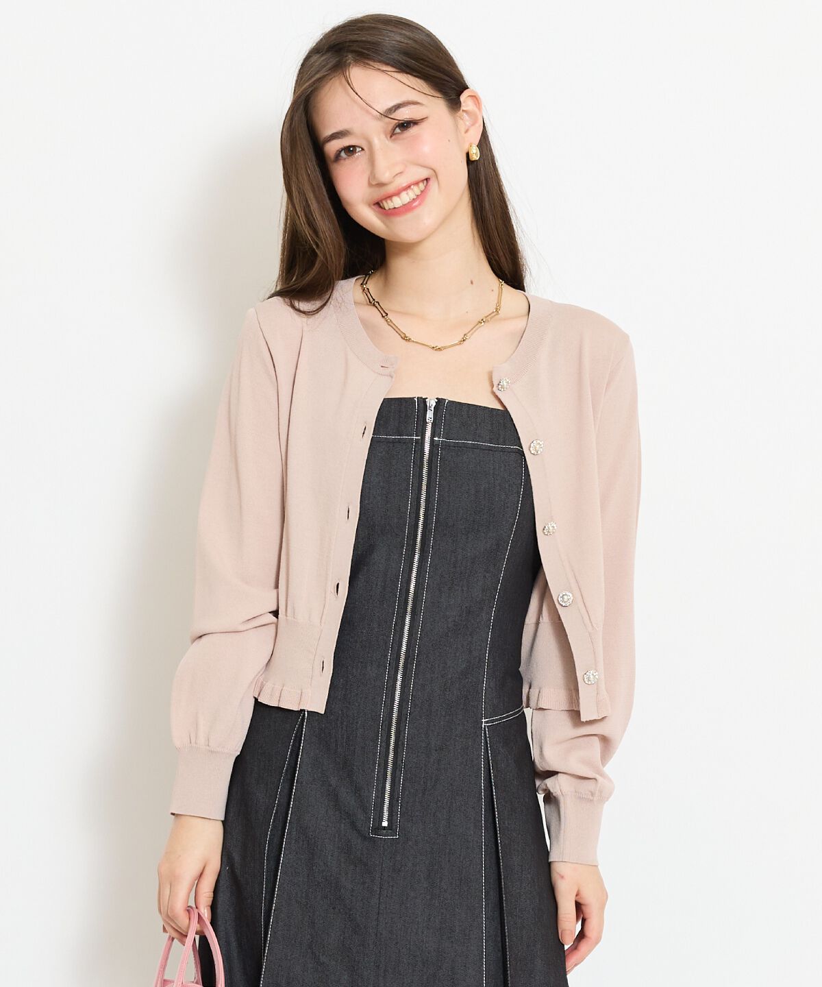 WILLSELECTION「フリルヘムUVカットカーディガン」|カーディガン|