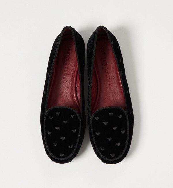 ODETTE E ODILE「ラウンドモカ フラット15&uarr;」|モカシン|BLACK