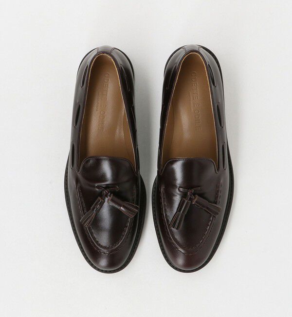 ODETTE E ODILE「タッセルローファー フラット30&darr;&uarr;」|ローファー|DK.BROWN