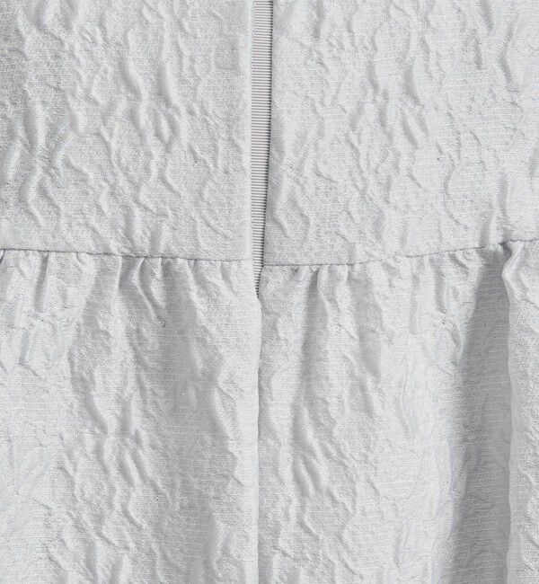 UNITED ARROWS「ツートーン ジャガード ブルゾン ジャケット」|ノーカラージャケット|