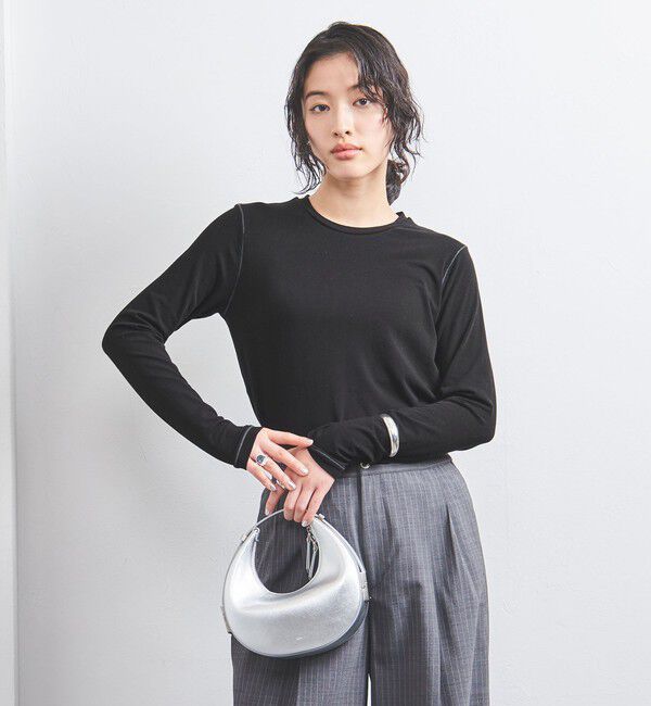 UNITED ARROWS「ベア ジャージー カットソー」|Tシャツ・カットソー|BLACK