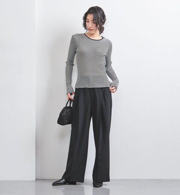 UNITED ARROWS「タック イージーパンツ」|チノ|