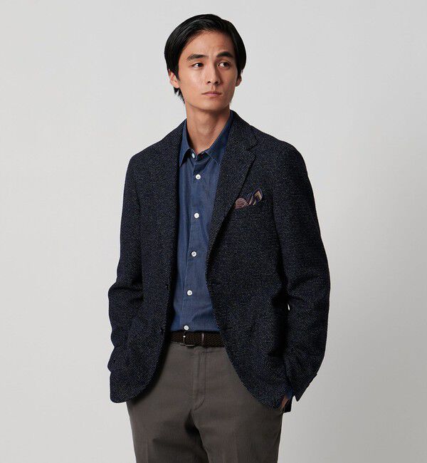 UNITED ARROWS「オーガニックコットン セミワイド ツイルデニムシャツ」|シャツ・ブラウス|