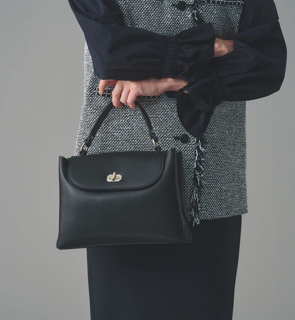 UNITED ARROWS「ダブルフェイス ワンハンドル バッグ」|ハンドバッグ|