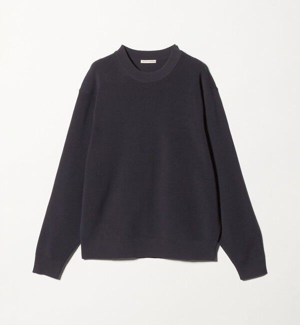 UNITED ARROWS「コットン/ポリエステル アゼ クルーネックニット」|ニット・セーター|