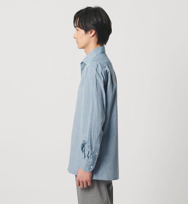 UNITED ARROWS「シャンブレー ワンピースカラー シャツ」|シャツ・ブラウス|