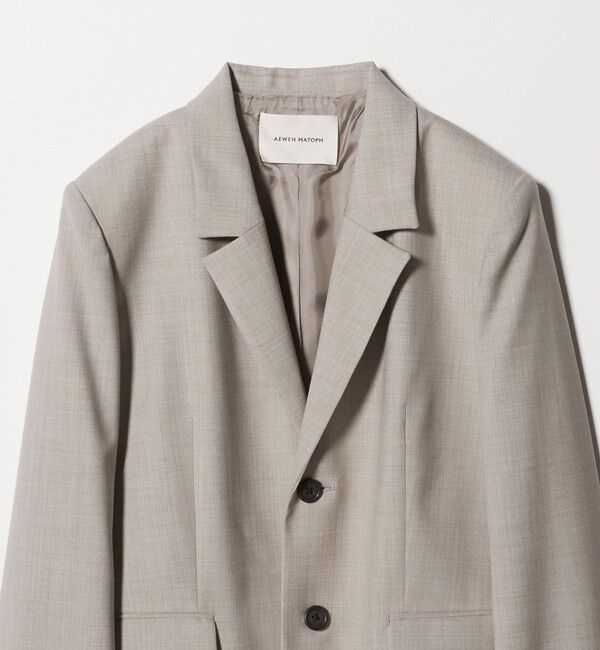 AEWEN MATOPH「＜AEWEN MATOPH＞パワーショルダー 2B ジャケット」|テーラードジャケット|