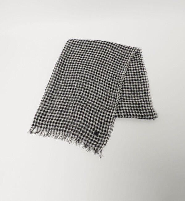UNITED ARROWS「【一部別注】＜MARIANI＞LIN ギンガムチェック ストール」|ストール|