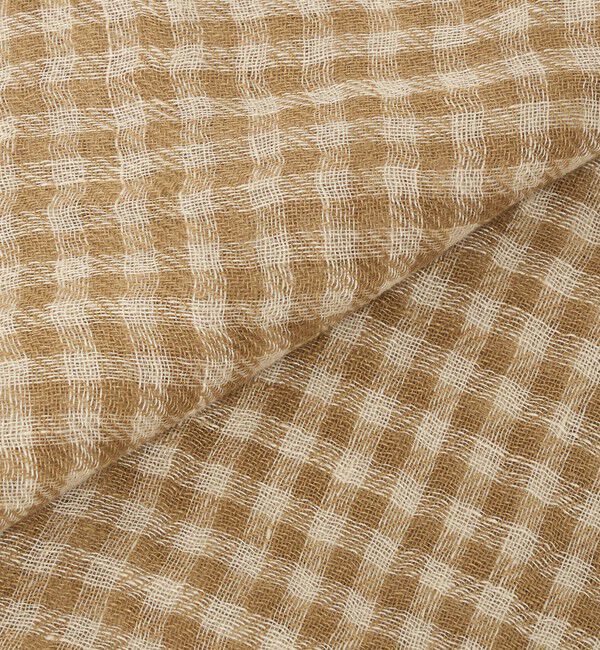 UNITED ARROWS「【一部別注】＜MARIANI＞LIN ギンガムチェック ストール」|ストール|