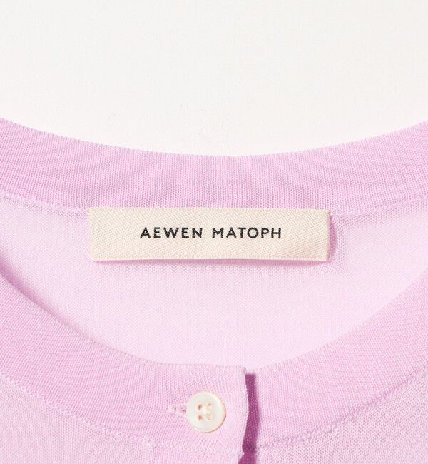AEWEN MATOPH「＜AEWEN MATOPH＞シアーヘンリーネックニット ‐ ウォッシャブル ‐」|ニット・セーター|