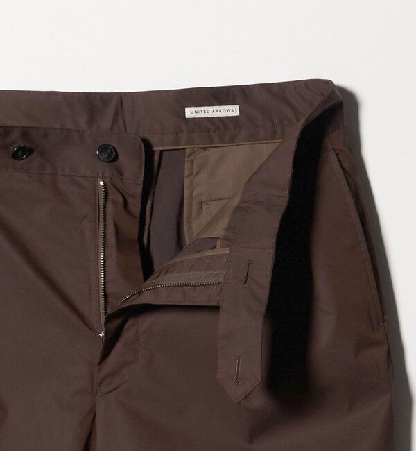 UNITED ARROWS「スムース タイプライター 2プリーツ リラックス トラウザース」|チノ|