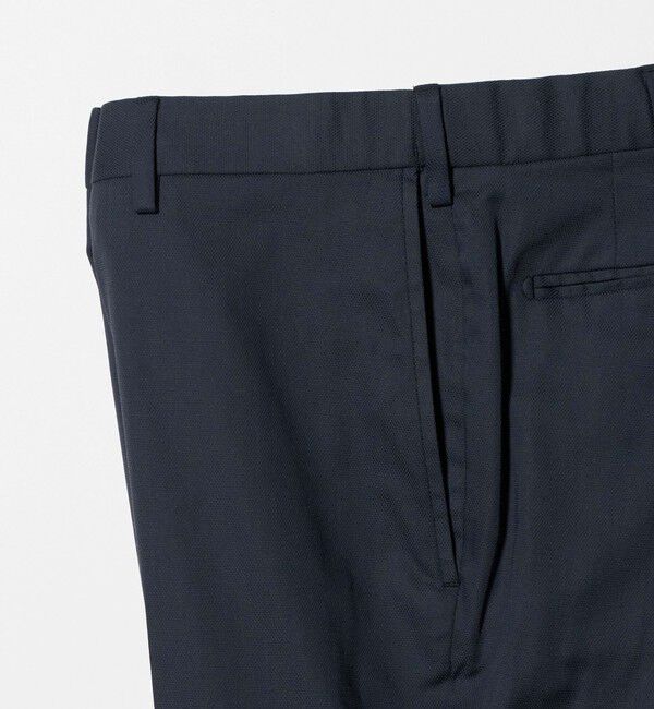 UNITED ARROWS「クールモーション ドビー サイドエクステンド ノープリーツスラックス COMFORT EASY‐MODEL　接触冷感　吸」|スラックス|