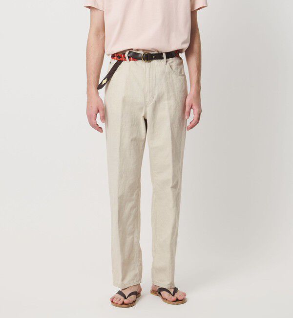 UNITED ARROWS「コットン/リネン キャンバス ブリーズ ファイブポケット パンツ」|その他|BEIGE