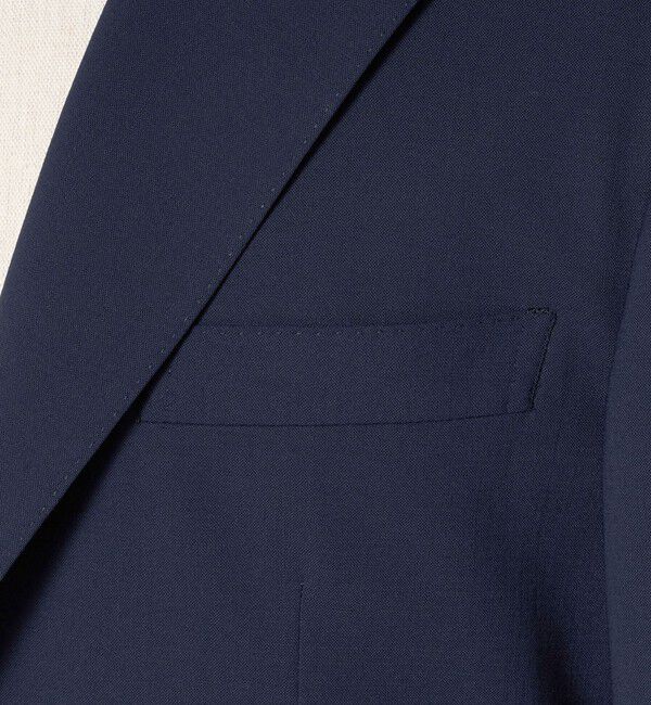 UNITED ARROWS「トロピカル シングル 3ボタン テーラードジャケット COMFORT EASY‐MODEL 2WAYストレッチ 撥水」|テーラードジャケット|