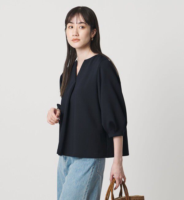 UNITED ARROWS「LIGHT SPONGY ブラウス ‐ウォッシャブル‐」|シャツ・ブラウス|