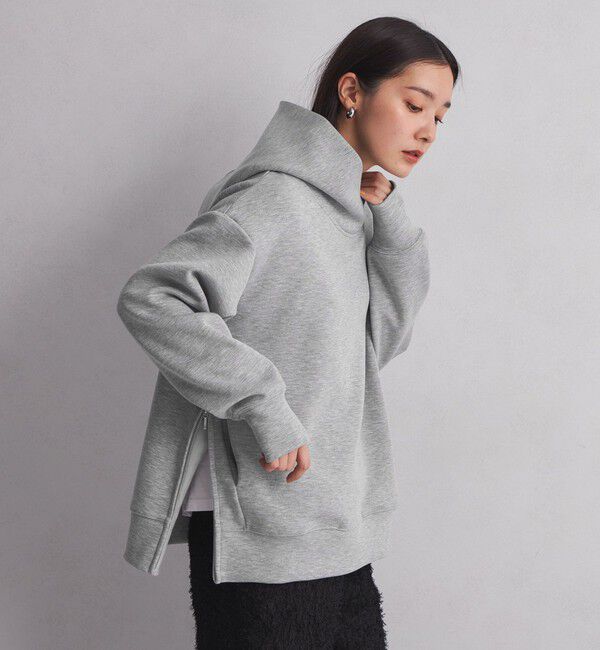 UNITED ARROWS green label relaxing「【WEB限定】＜at ease＞ダンボール フーディ」|パーカー|LT.GRAY