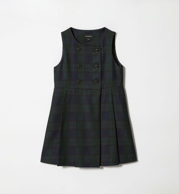 UNITED ARROWS green label relaxing「TRW ブラックウォッチ ジャンスカ / キッズ 110cm-130cm」|ワンピース|