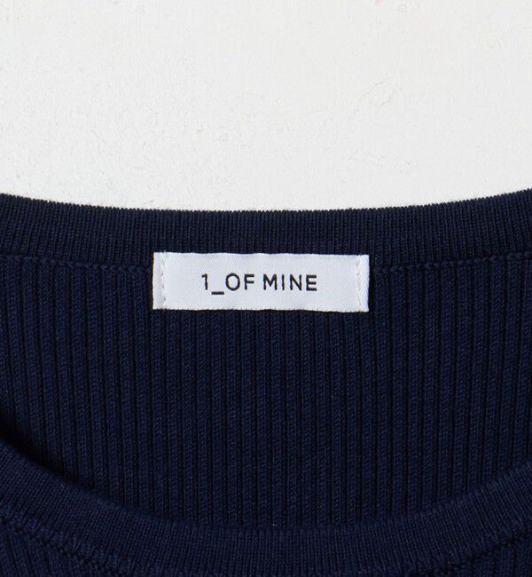 UNITED ARROWS green label relaxing「＜1_OF MINE＞リブ クルーネック プルオーバー ニット ウォッシャブル」|ニット・セーター|