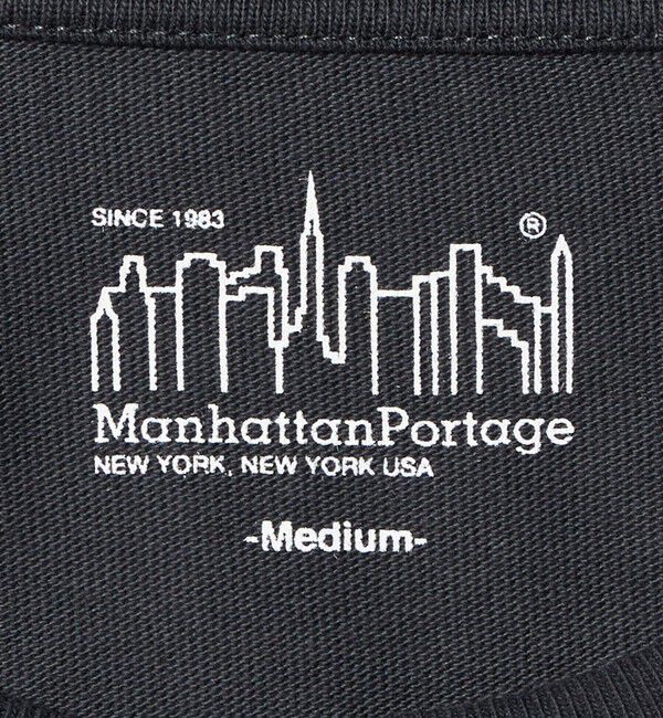 UNITED ARROWS green label relaxing「【別注】＜Manhattan Portage＞プリント 長袖 Tシャツ」|Tシャツ・カットソー|