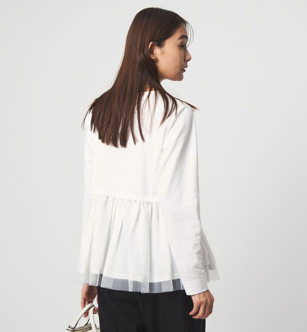 UNITED ARROWS green label relaxing「ティアード ペプラム プルオーバー カットソー」|Tシャツ・カットソー|