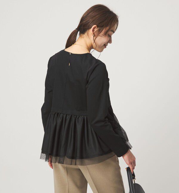 UNITED ARROWS green label relaxing「ティアード ペプラム プルオーバー カットソー」|Tシャツ・カットソー|