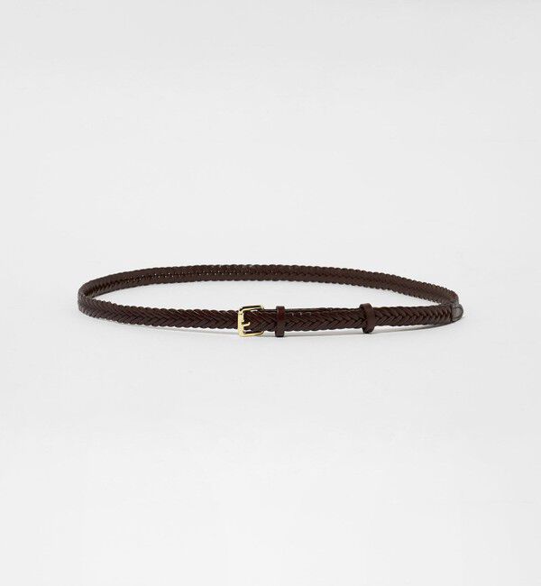 UNITED ARROWS green label relaxing「レザー ナロー メッシュベルト」|ベルト|