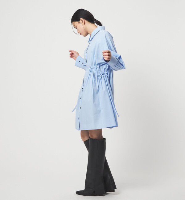 EMMEL REFINES「＜EMMEL REFINES＞EM ドロストシャツ チュニック ワンピース」|ワンピース|