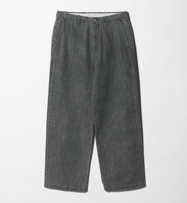 UNITED ARROWS green label relaxing「ウォッシュド ワイド デニムパンツ」|デニム|