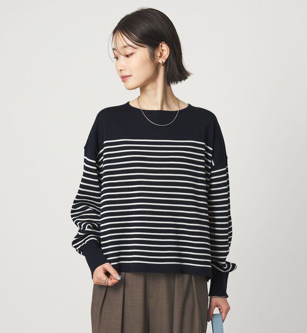 UNITED ARROWS green label relaxing「シャーリー ワイド プルオーバー ニット ウォッシャブル」|ニット・セーター|