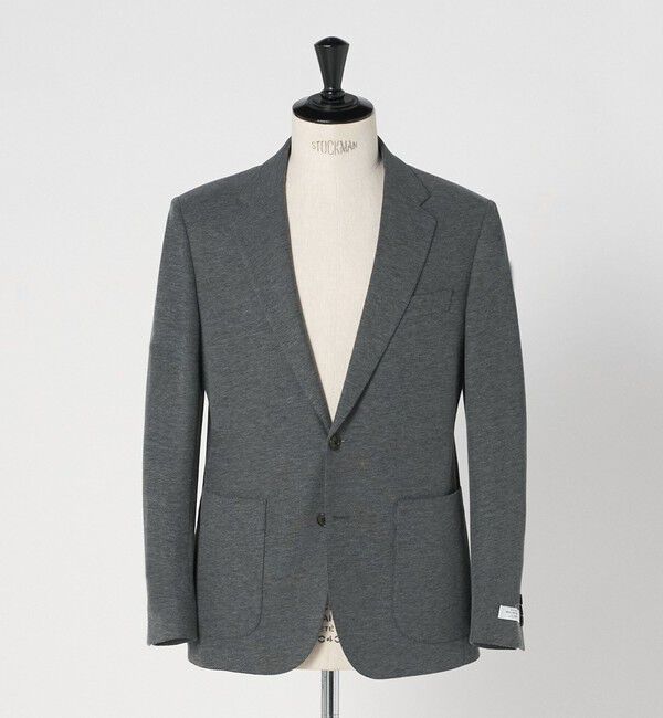 UNITED ARROWS green label relaxing「ECOPET(R) ハニカムジャージ 2B ジャケット -ウォッシャブル-」|テーラードジャケット|