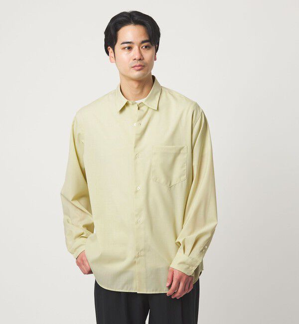 UNITED ARROWS green label relaxing「ウォッシャブル トロ ジャストルーズ シャツ -ストレッチ-」|シャツ・ブラウス|