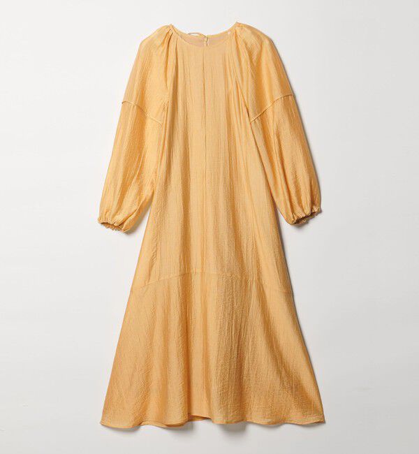 EMMEL REFINES「＜EMMEL REFINES＞EM バックリボン パイピング パフスリーブ ワンピース」|ワンピース|