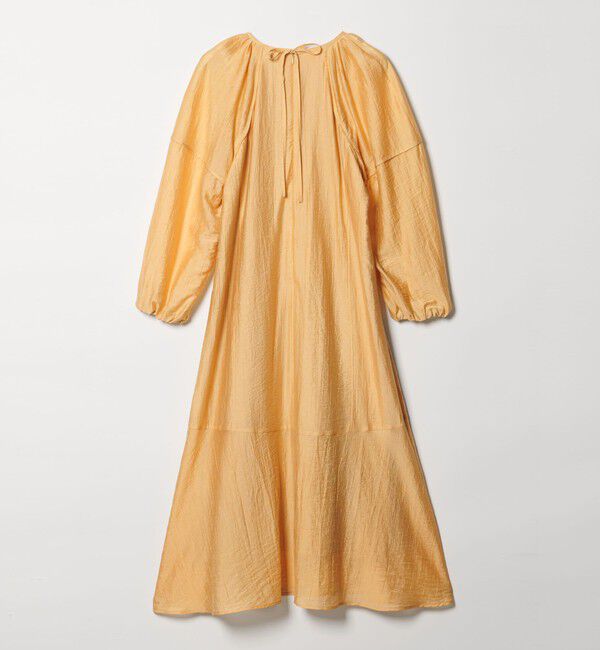 EMMEL REFINES「＜EMMEL REFINES＞EM バックリボン パイピング パフスリーブ ワンピース」|ワンピース|