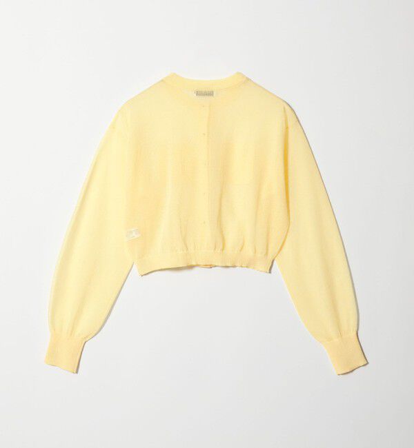 EMMEL REFINES「＜EMMEL REFINES＞EM HW FILMY シアー クルーネック カーディガン」|カーディガン|