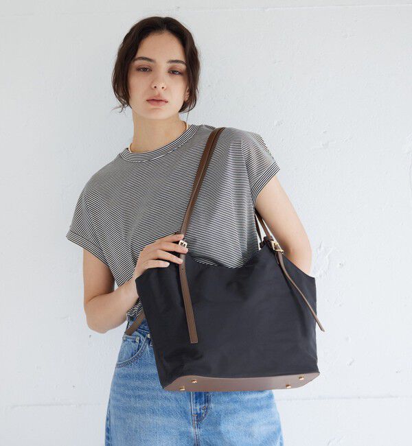 UNITED ARROWS green label relaxing「【WEB限定】2WAYバックルハンドル トートバッグ / ショルダーバッグ / A4サイズ はっ水」|トートバッグ|