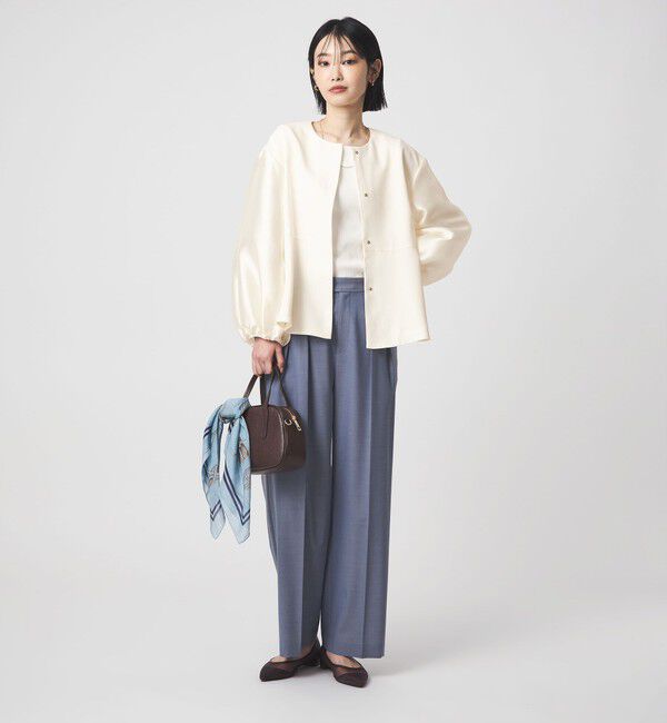 UNITED ARROWS green label relaxing「［size SHORTあり］fleurie(フルリー) フォルム ジャケット 2」|ノーカラージャケット|