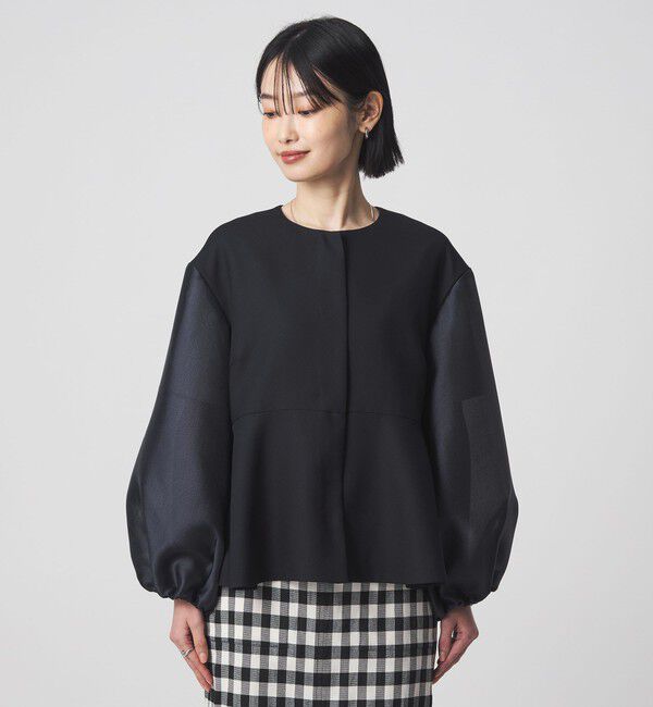 UNITED ARROWS green label relaxing「［size SHORTあり］fleurie(フルリー) フォルム ジャケット 2」|ノーカラージャケット|