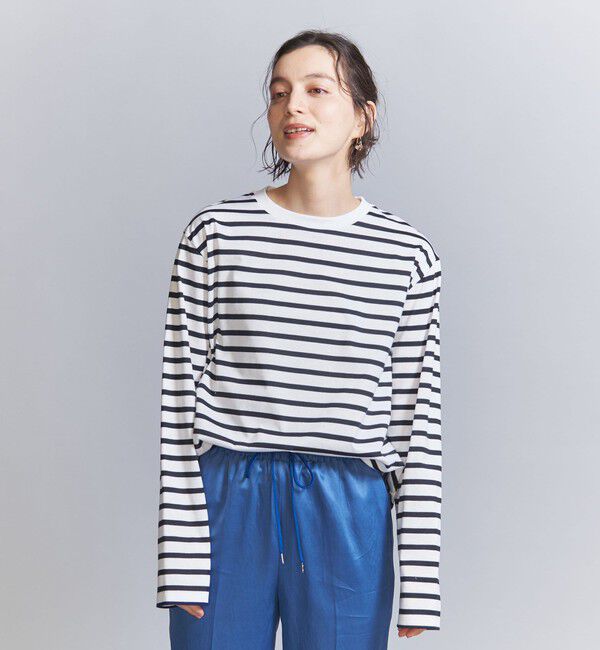 BEAUTY&YOUTH UNITED ARROWS「コットン天竺 ロングスリーブ カットソー」|Tシャツ・カットソー|