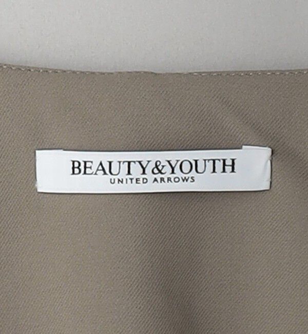 BEAUTY&YOUTH UNITED ARROWS「【WEB限定 Wardrobe DAILY MINIMAL】ダブルクロス カラーレスジャケット ウォッシャブル」|ノーカラージャケット|