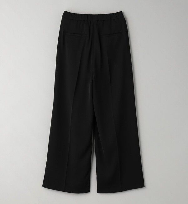 BEAUTY&YOUTH UNITED ARROWS「【WEB限定 Wardrobe DAILY MINIMAL】ダブルクロス タックワイドストレートパンツ ウォッシャブル」|スラックス|