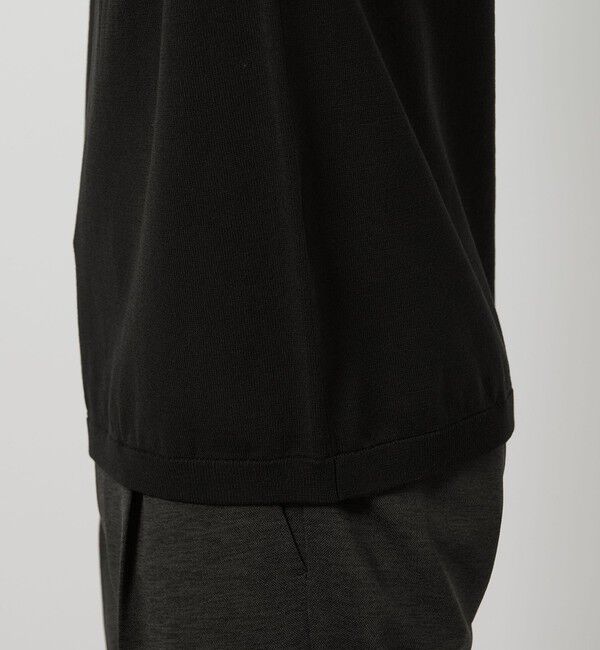 BEAUTY&YOUTH UNITED ARROWS「【WEB限定 WARDROBE SMART】マシーンウォッシュ 1ポケット ニット Tシャツ【抗菌防臭】」|Tシャツ・カットソー|