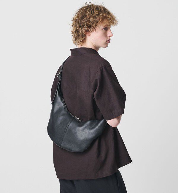 BEAUTY&YOUTH UNITED ARROWS「レザー ムーン ショルダー バッグ」|ショルダー・メッセンジャー|
