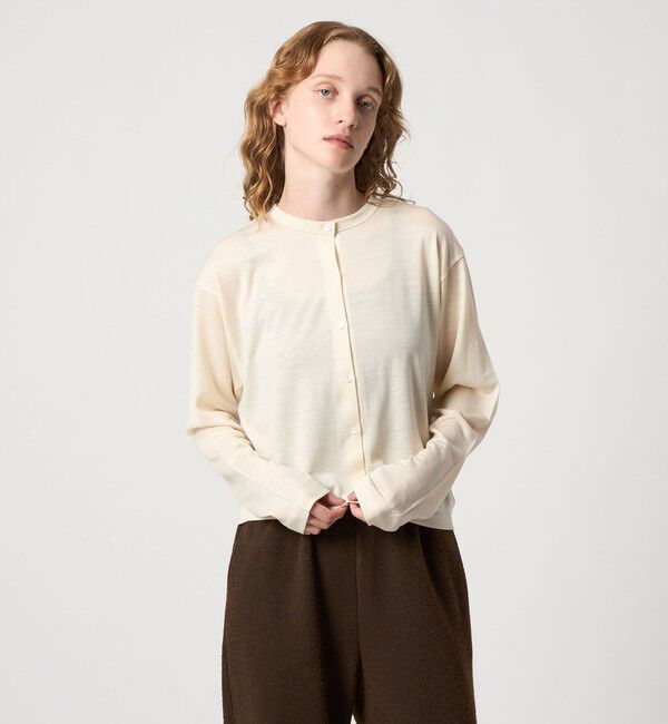 STEVEN ALAN「＜Steven Alan＞ウール ジャージー カーディガン」|カーディガン|